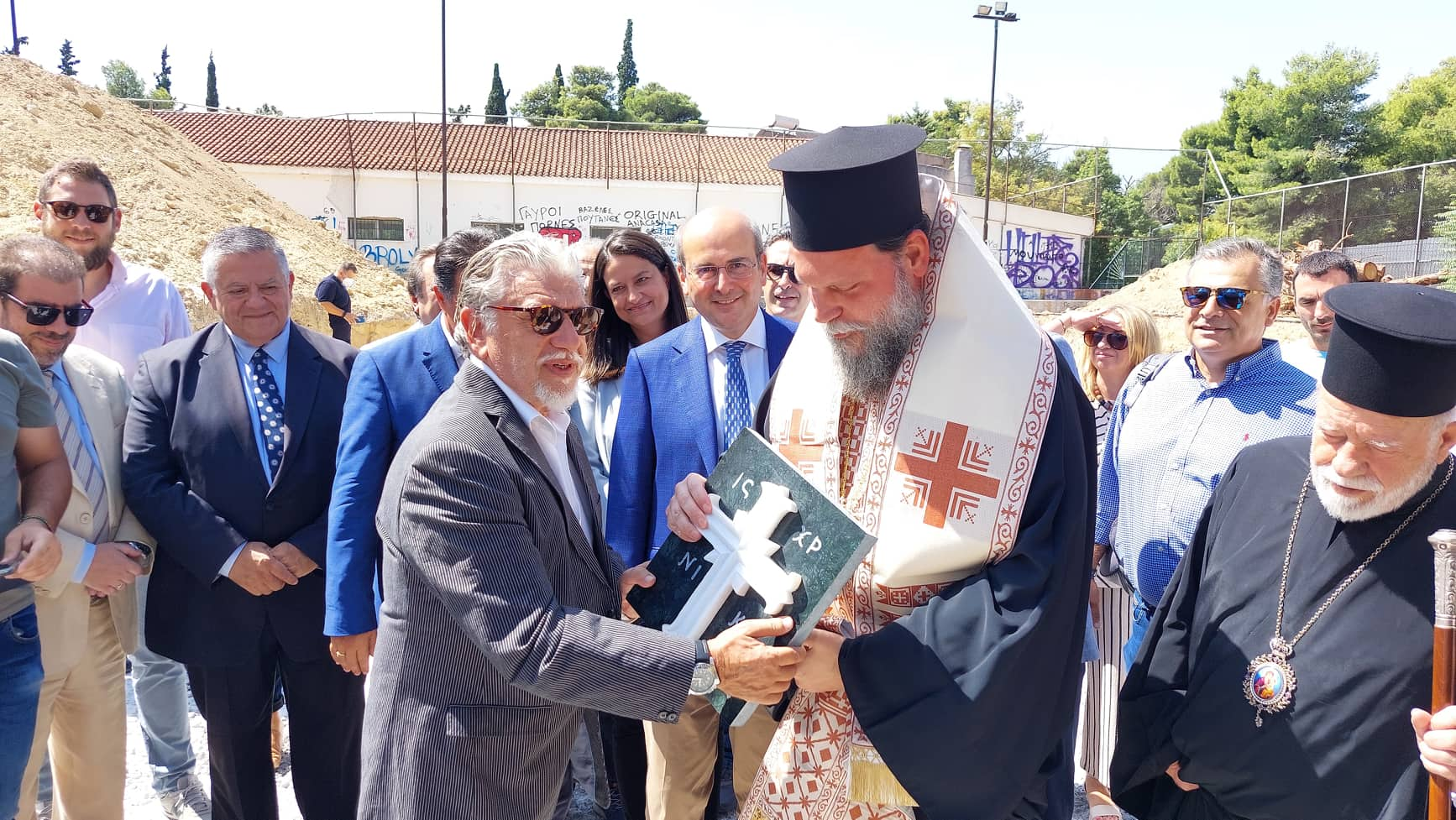 Νέα Φιλαδέλφεια: Αγιασμός και θεμελίωση νέου Βρεφονηπιακού Σταθμού παρουσία της Νίκης Κεραμέως