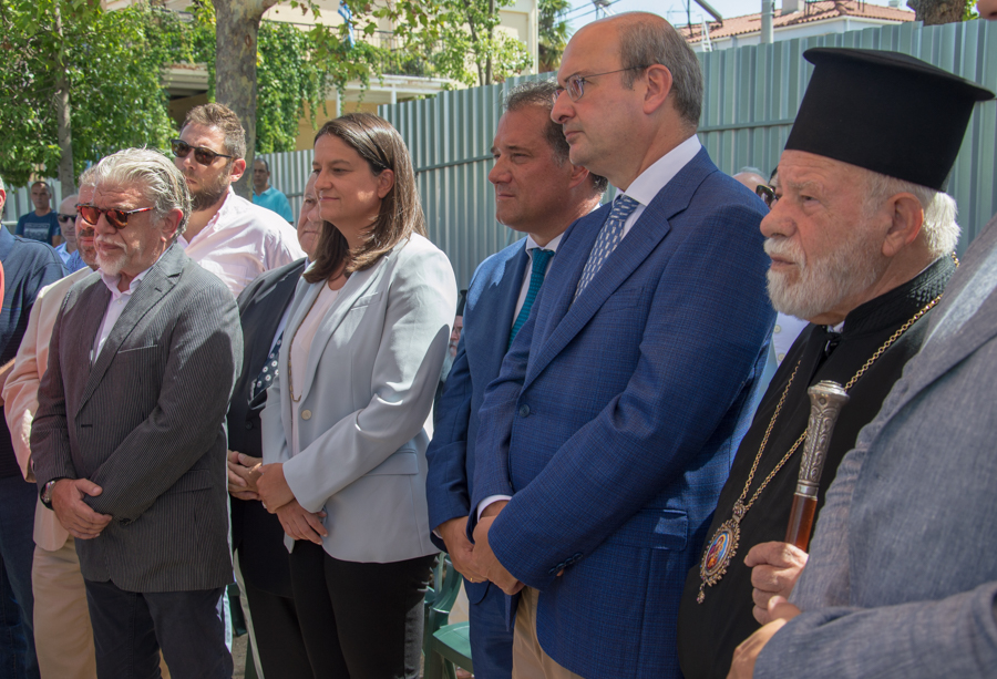 Νέα Φιλαδέλφεια: Αγιασμός και θεμελίωση νέου Βρεφονηπιακού Σταθμού παρουσία της Νίκης Κεραμέως