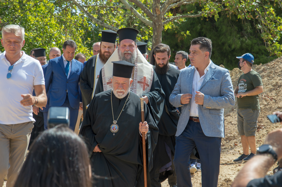 Νέα Φιλαδέλφεια: Αγιασμός και θεμελίωση νέου Βρεφονηπιακού Σταθμού παρουσία της Νίκης Κεραμέως