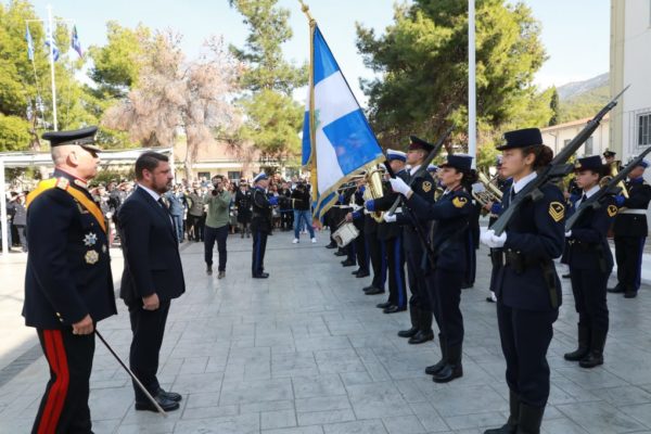 Στην Τελετή Ορκωμοσίας νέων Αξιωματικών ο Σεβασμιώτατος Καισαριανής, Βύρωνος και Υμηττού κ. Δανιήλ